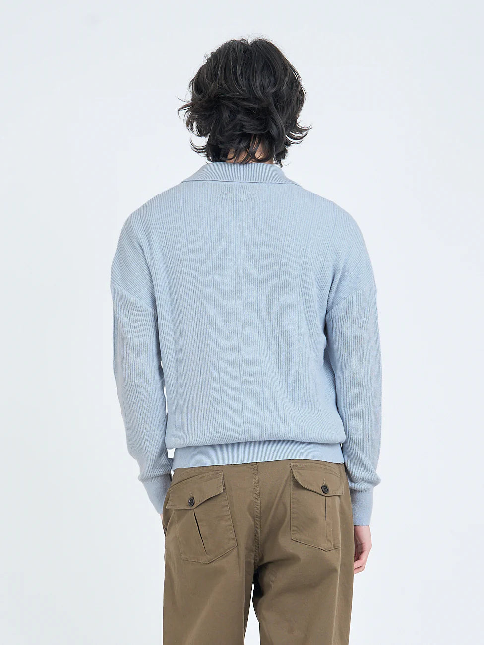 Oliver Spencer | Pull à demi-zip "Brice" - Bleu ciel