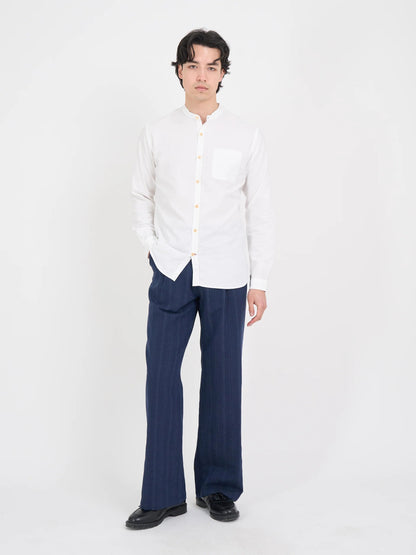 OLIVER SPENCER | Chemise "Grandad" - Blanc