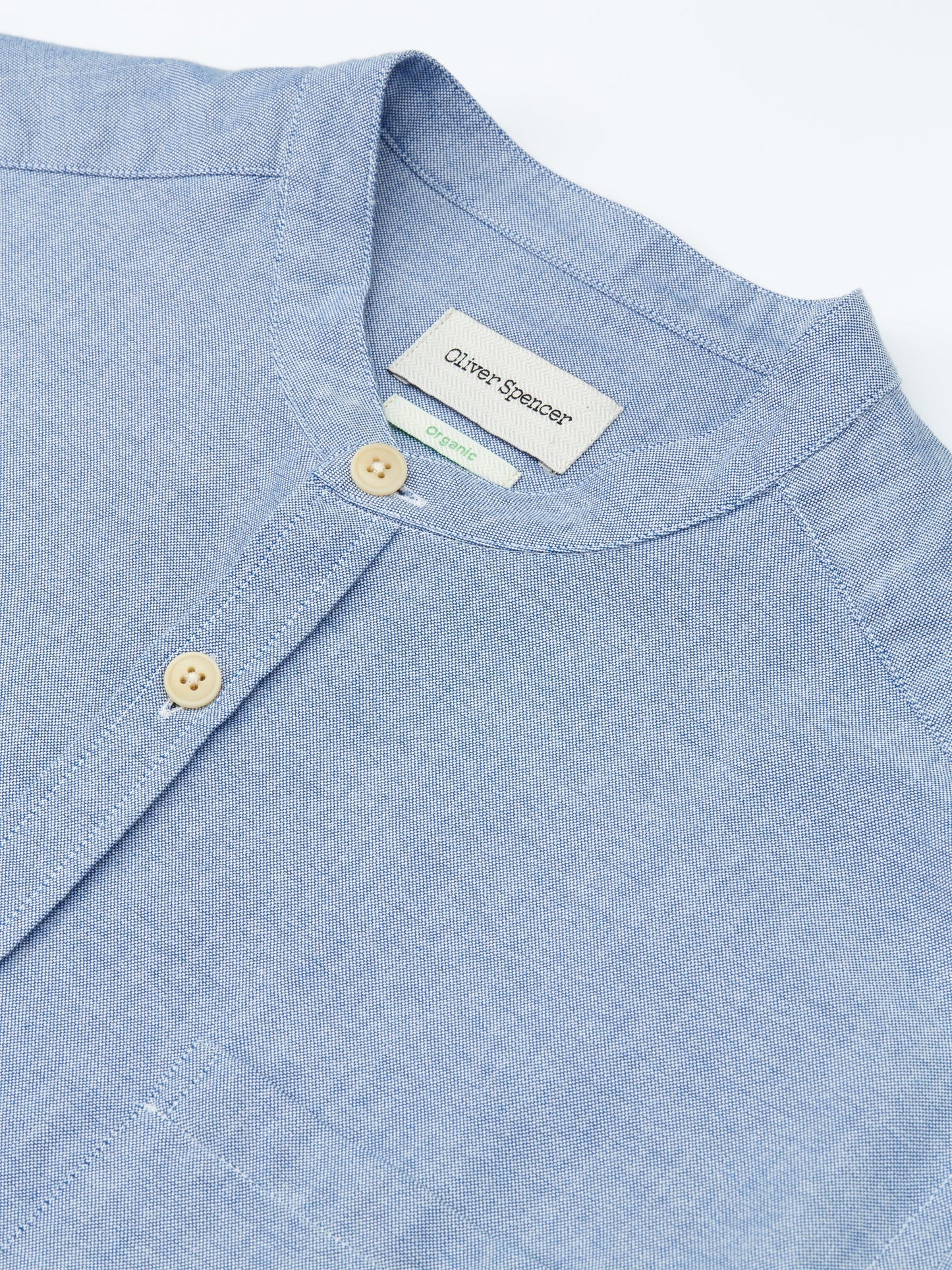 Oliver Spencer | Chemise "Grandad" - Bleu