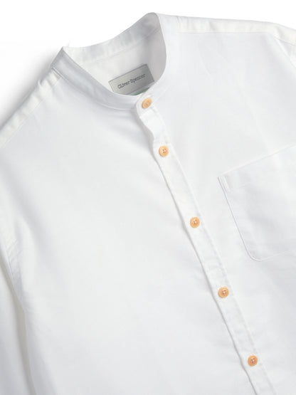 OLIVER SPENCER | Chemise "Grandad" - Blanc