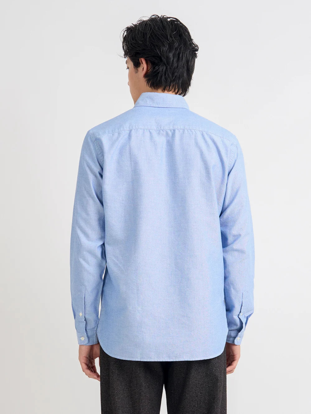 Oliver Spencer | Chemise à manches longues Oxford "brook" - Bleu de brecon