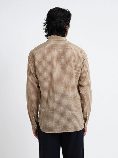 Oliver Spencer | Chemise à manches longues "brook" - Beige Dobson