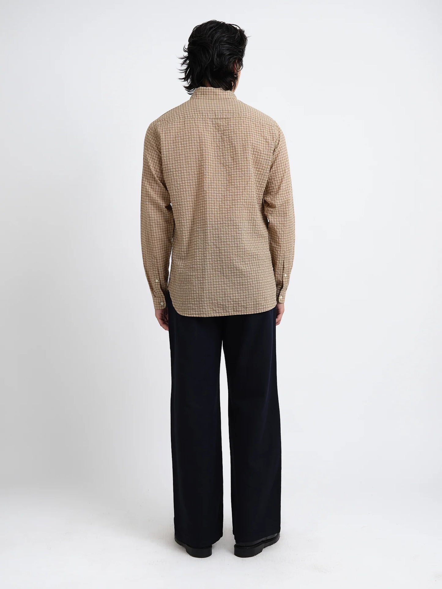 Oliver Spencer | Chemise à manches longues "brook" - Beige Dobson
