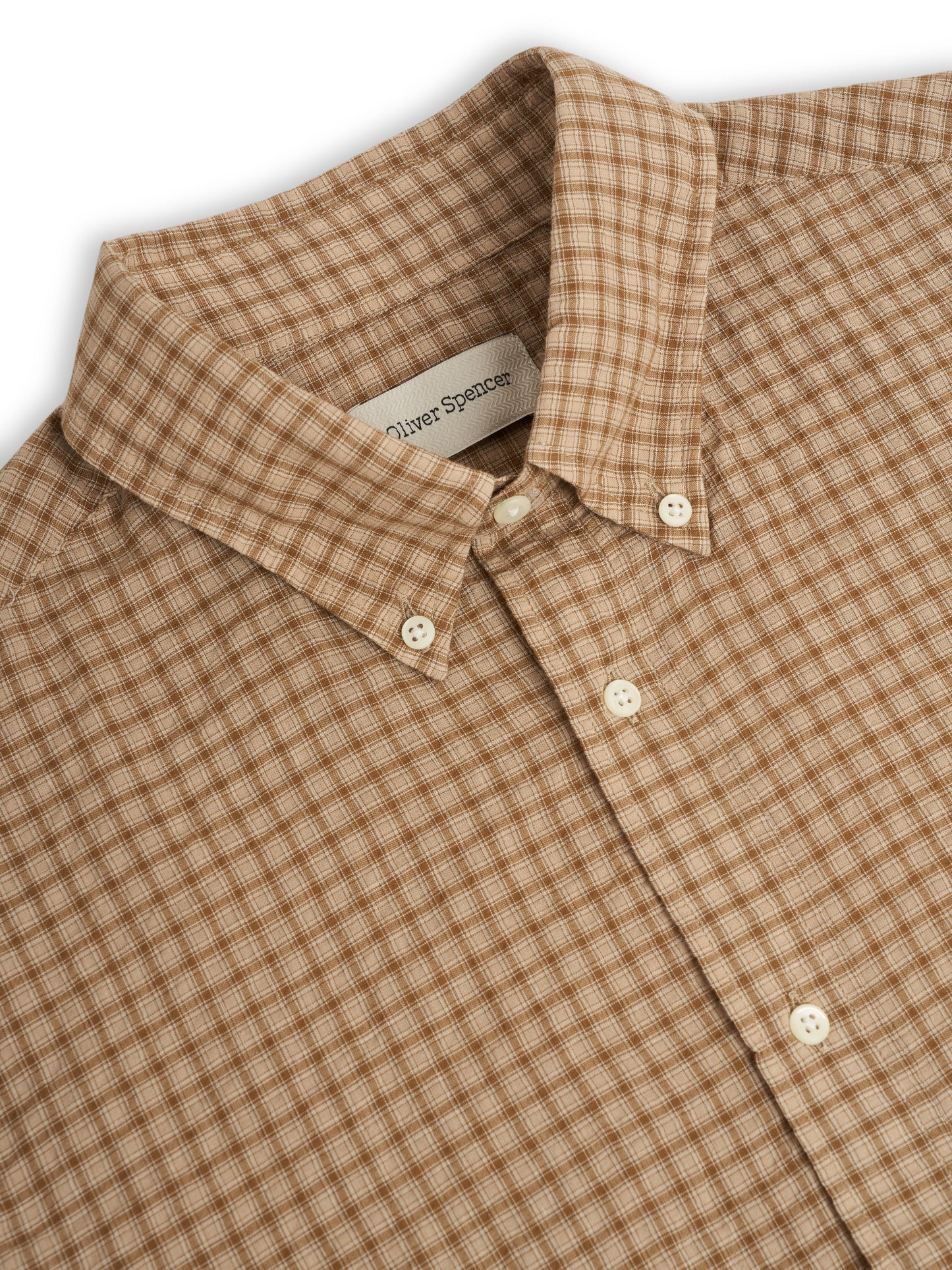 Oliver Spencer | Chemise à manches longues "brook" - Beige Dobson