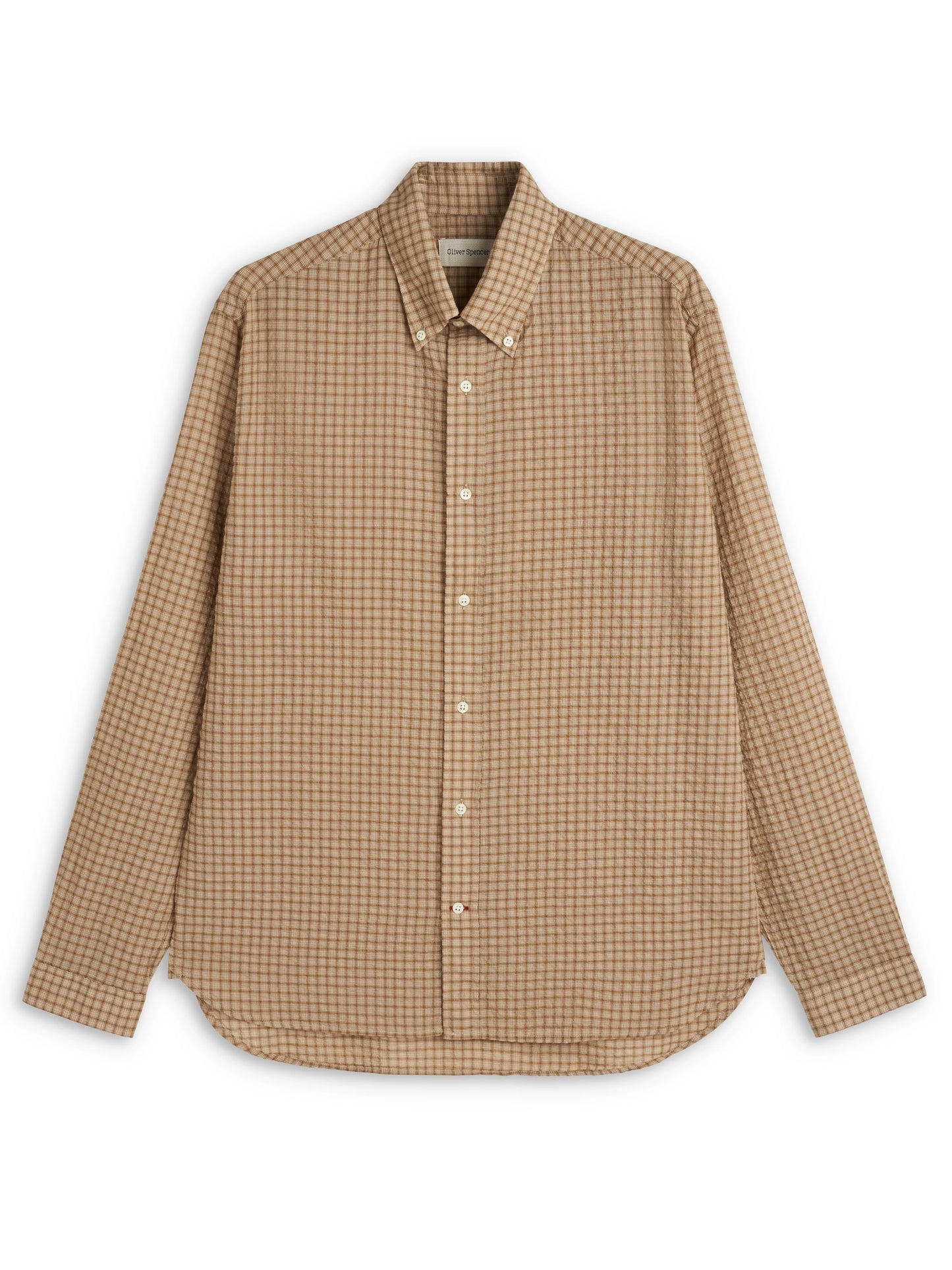 Oliver Spencer | Chemise à manches longues "brook" - Beige Dobson