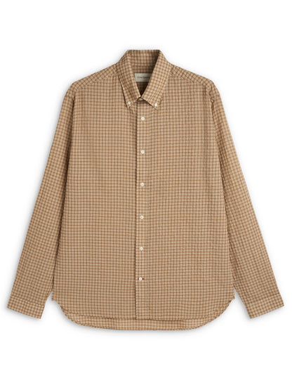 Oliver Spencer | Chemise à manches longues "brook" - Beige Dobson