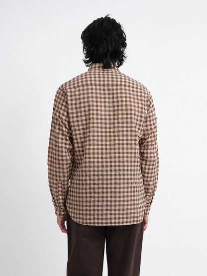 Oliver Spencer | Chemise à manches longues "brook" - Brun Ennis