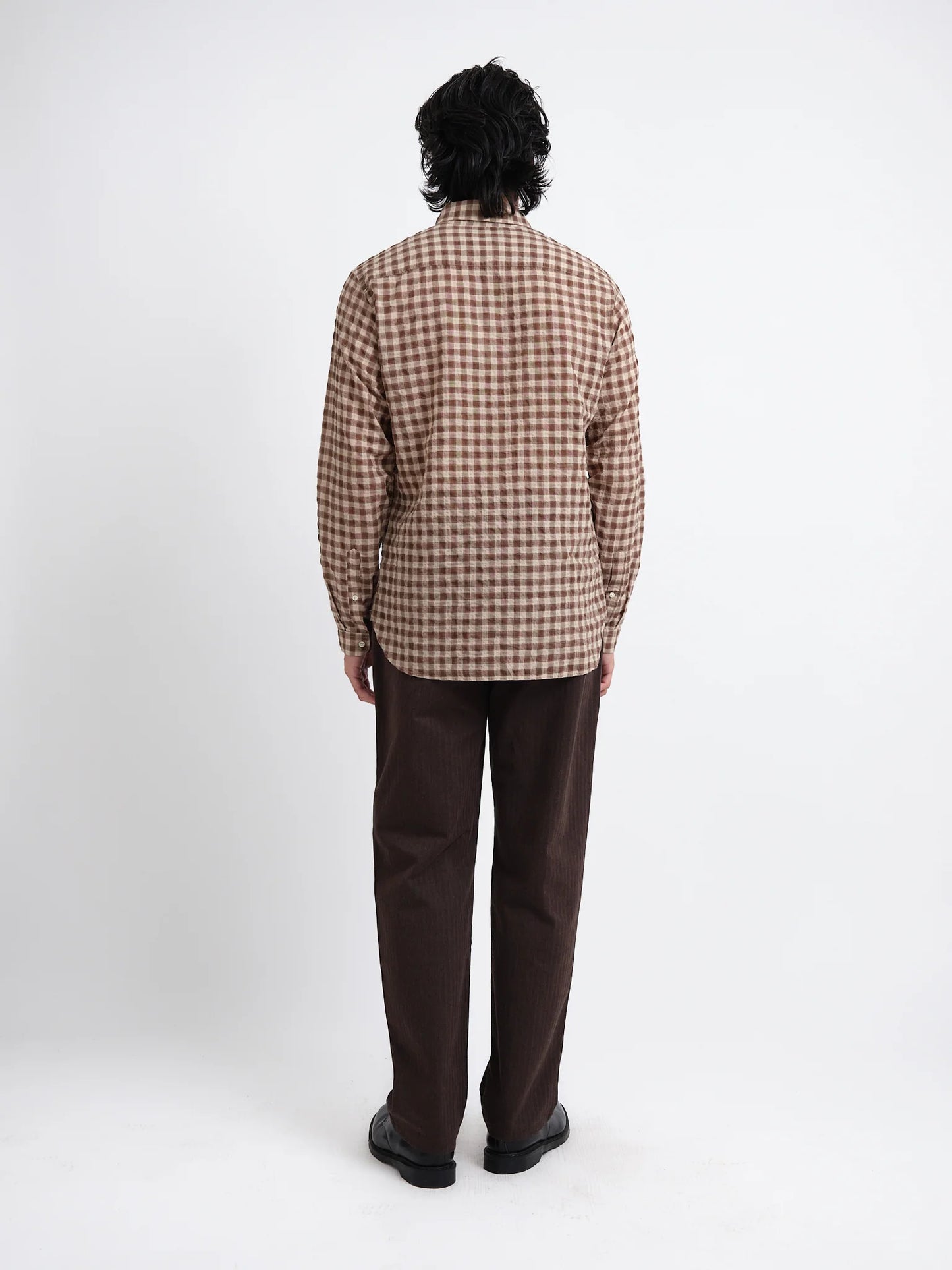 Oliver Spencer | Chemise à manches longues "brook" - Brun Ennis