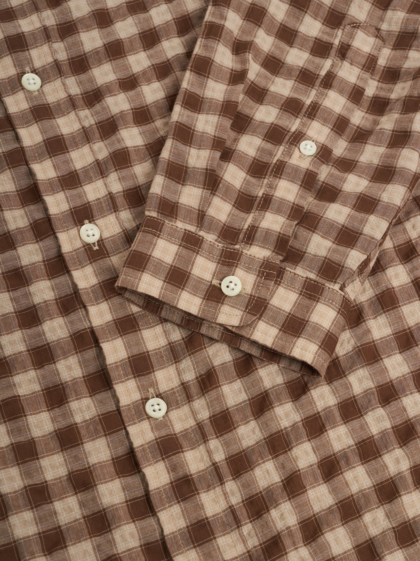 Oliver Spencer | Chemise à manches longues "brook" - Brun Ennis