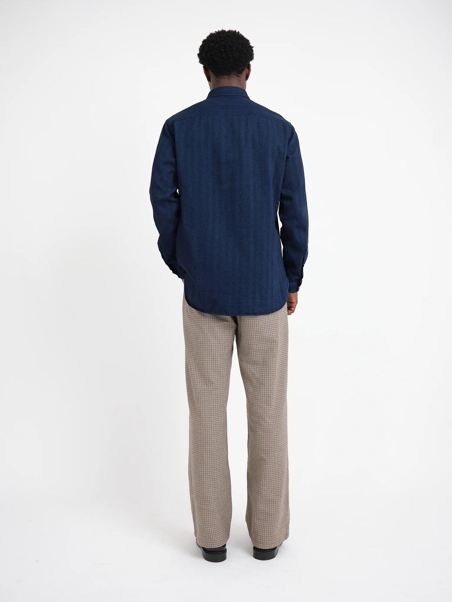 Oliver Spencer | Chemise à manches longues "brook" - Bleu indigo