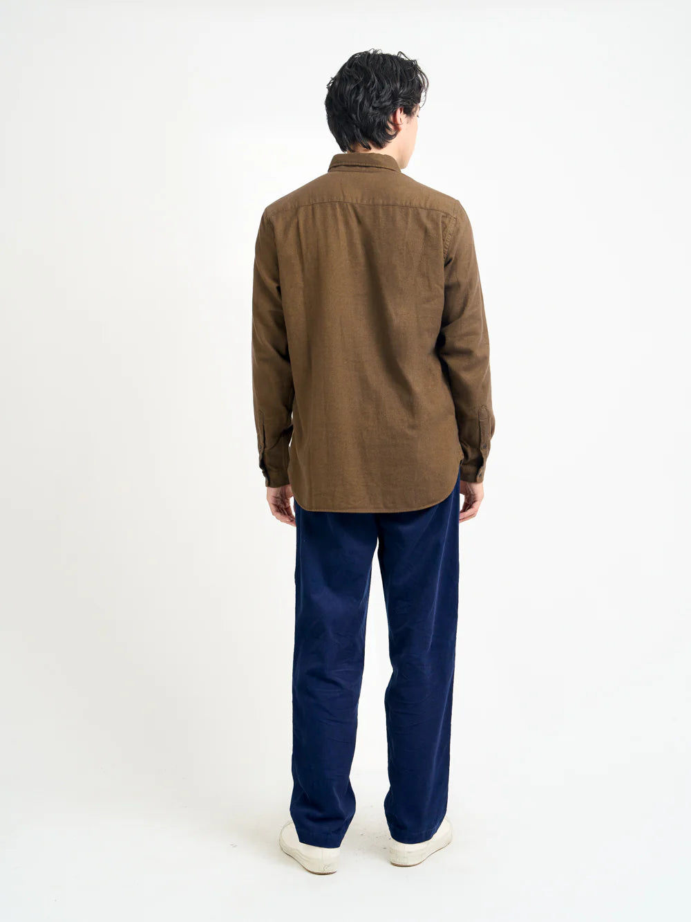 Oliver Spencer | Chemise Brook - Coffee Brown