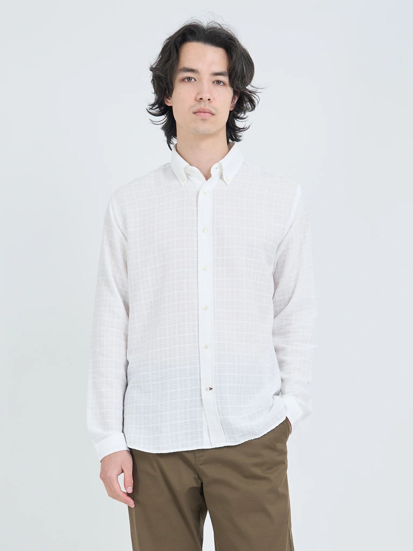 Oliver Spencer | Chemise "Brook" - Blanc cassé