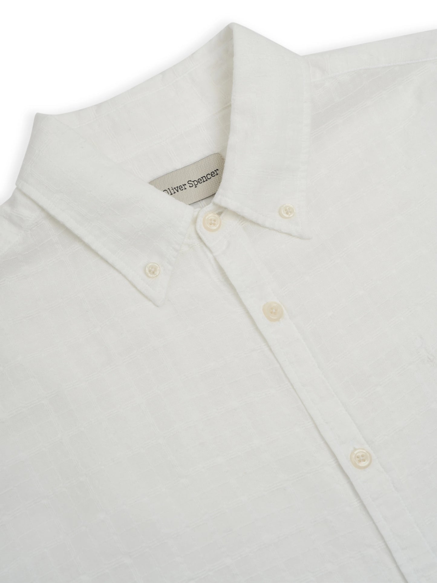 Oliver Spencer | Chemise "Brook" - Blanc cassé