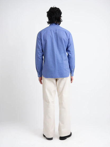 Oliver Spencer | Chemise à manches longues "brook" - Bleu Mckenzie