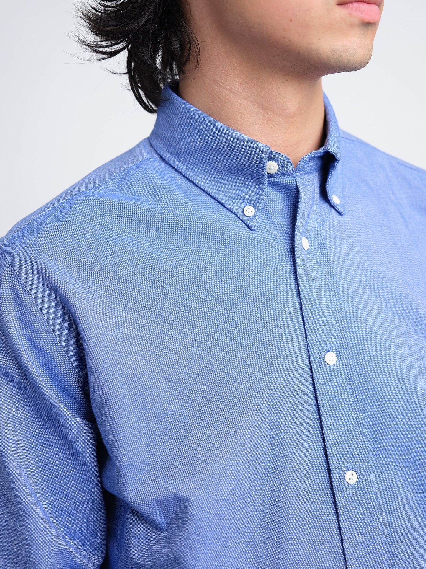 Oliver Spencer | Chemise à manches longues "brook" - Bleu Mckenzie