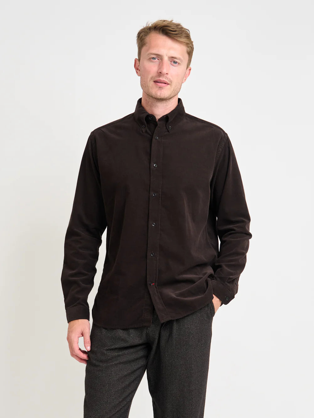 Oliver Spencer | Chemise Brook - Brun foncé