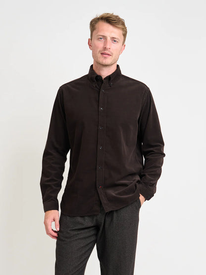 Oliver Spencer | Chemise Brook - Brun foncé