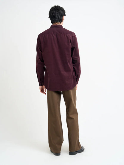 Oliver Spencer | Chemise Brook - Cord Plum