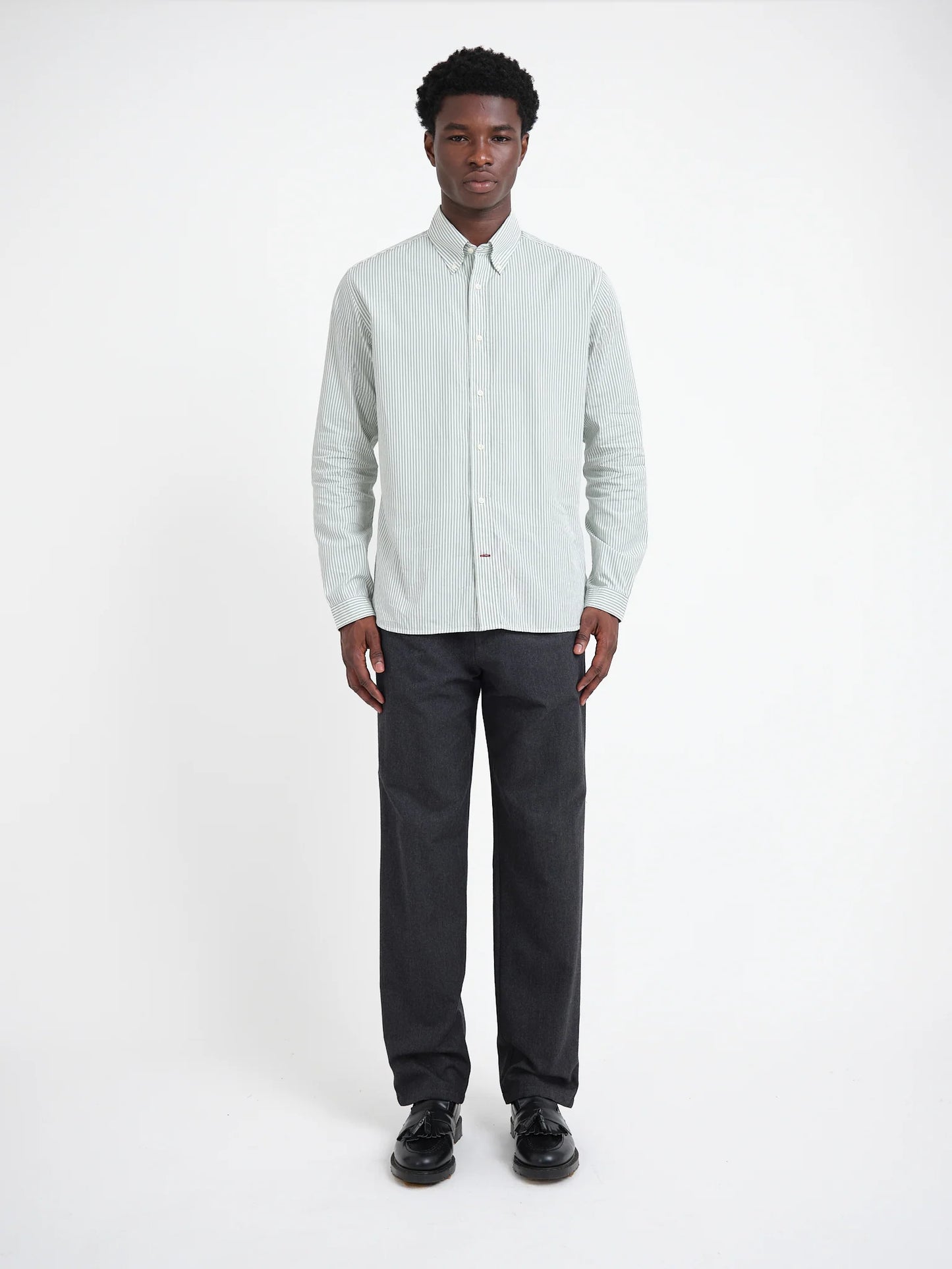 Oliver Spencer | Chemise à manches longues "brook" - Vert Orville