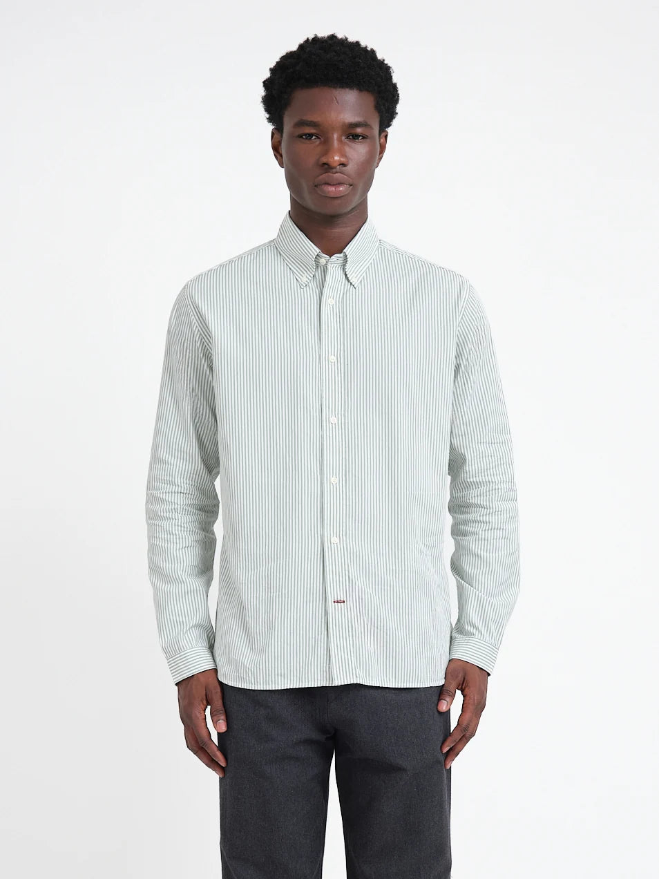 Oliver Spencer | Chemise à manches longues "brook" - Vert Orville
