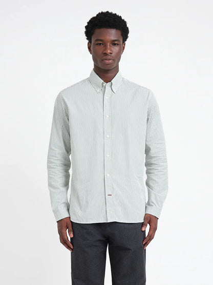 Oliver Spencer | Chemise à manches longues "brook" - Vert Orville