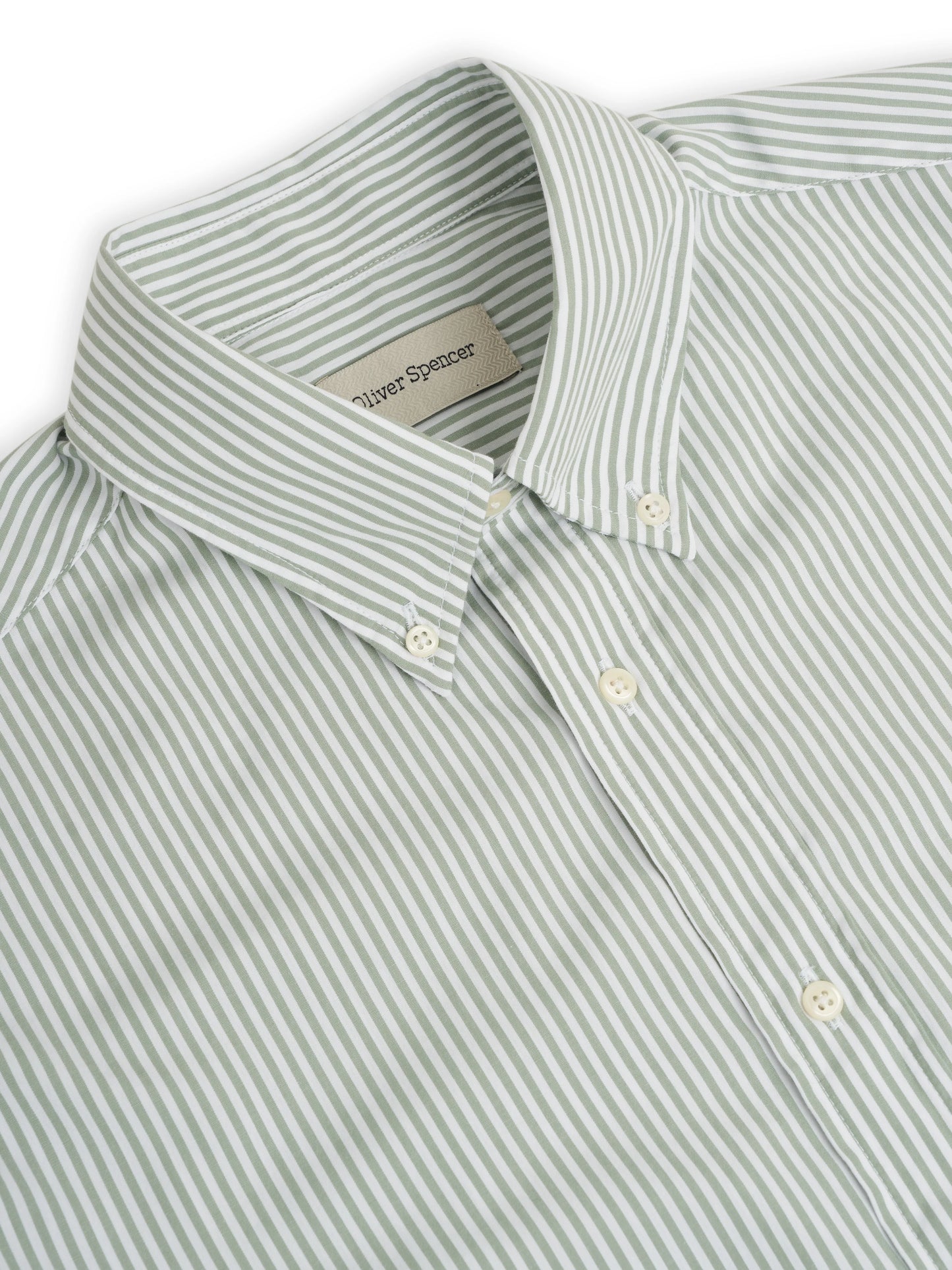 Oliver Spencer | Chemise à manches longues "brook" - Vert Orville
