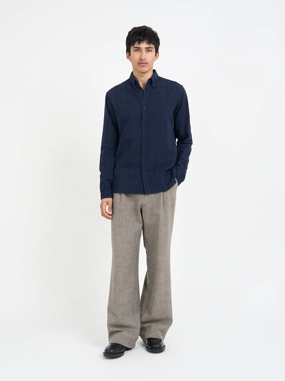 Oliver Spencer | Chemise "Brook" - Bleu marine