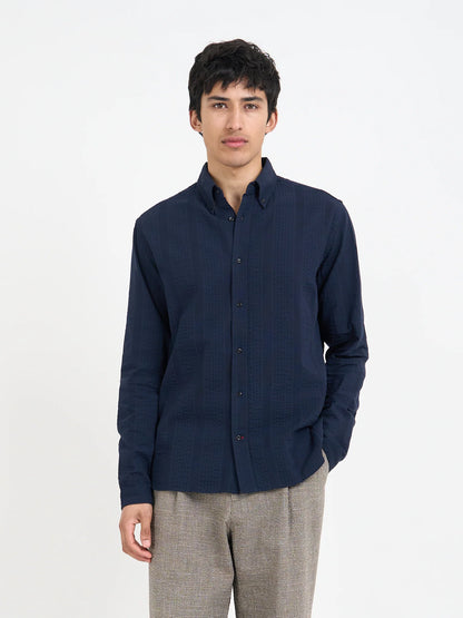 Oliver Spencer | Chemise "Brook" - Bleu marine