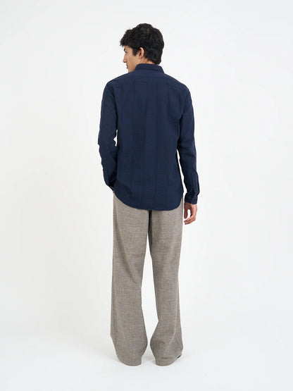 Oliver Spencer | Chemise "Brook" - Bleu marine