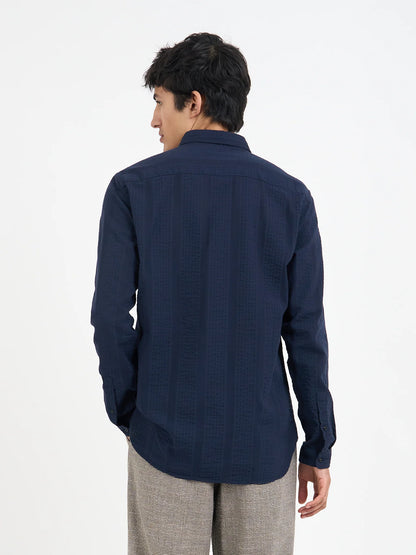 Oliver Spencer | Chemise "Brook" - Bleu marine