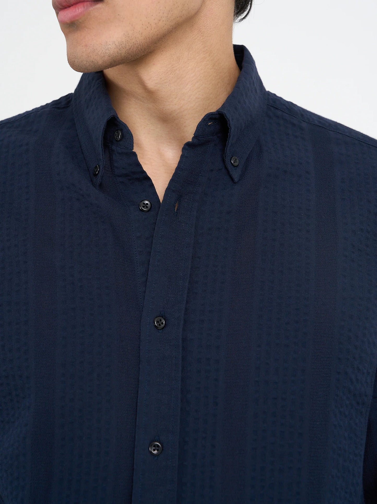 Oliver Spencer | Chemise "Brook" - Bleu marine
