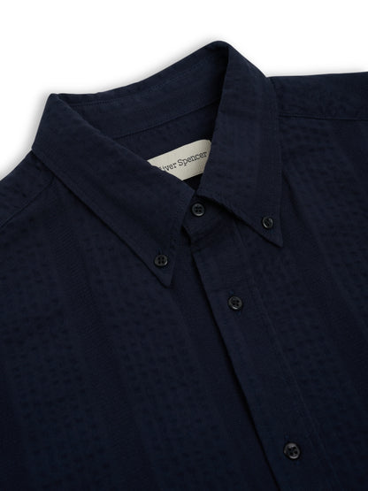 Oliver Spencer | Chemise "Brook" - Bleu marine