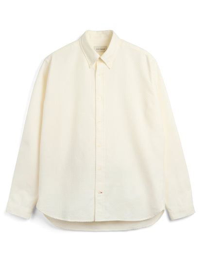 OLIVER SPENCER | Chemise en coton texturé "Brook" - Écru