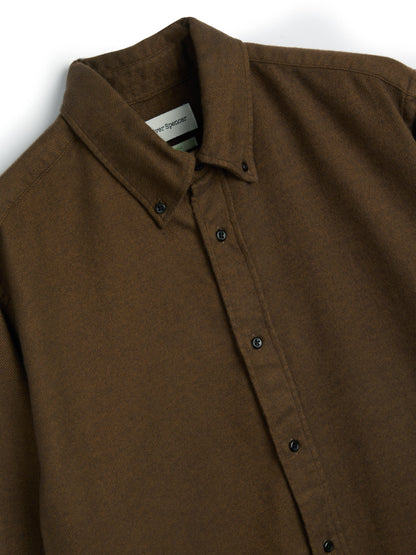 Oliver Spencer | Chemise Brook - Coffee Brown