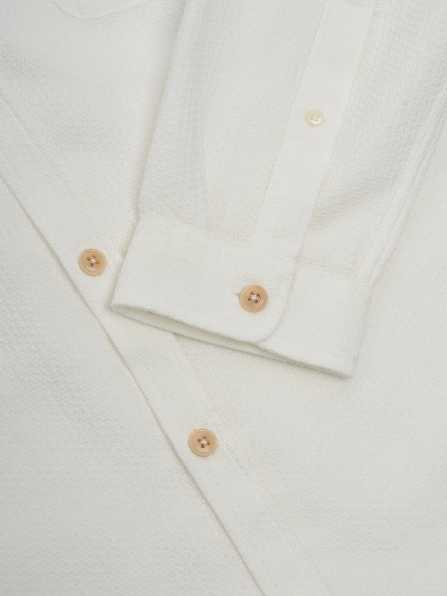 Oliver Spencer | Chemise texturé "New York Special" - Blanc cassé