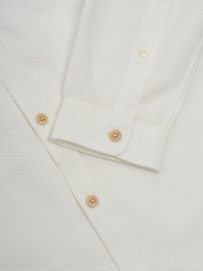 Oliver Spencer | Chemise texturé "New York Special" - Blanc cassé