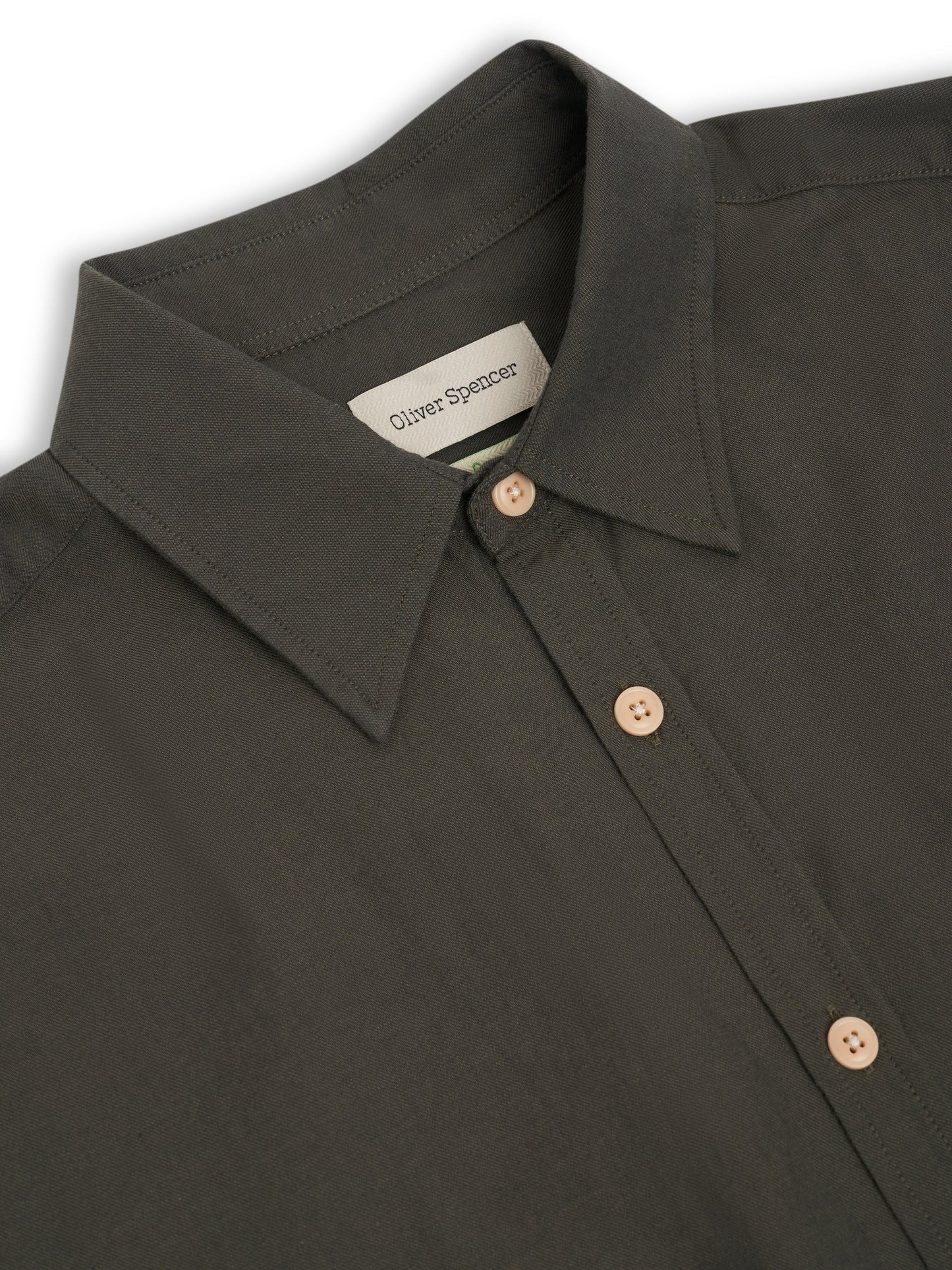 Oliver Spencer | Chemise "New York Special" - Vert