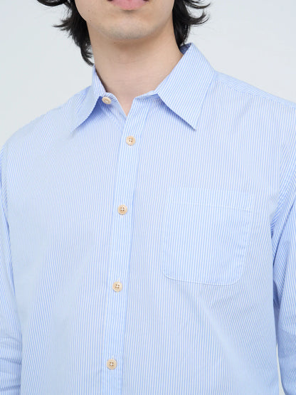 Oliver Spencer | Chemise à rayures "New York Special " - Bleu