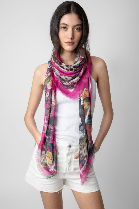 ZADIG & VOLTAIRE | Foulard "KERRY" - Rose