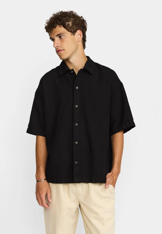 Revolution |Chemise oversize à manches courtes / 3153 - Noir