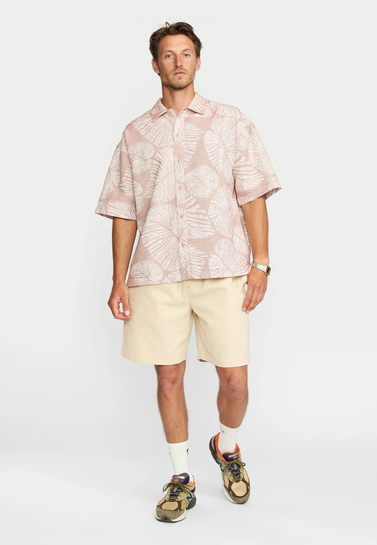 Revolution | Chemise oversize à manches courtes | 3240 Orange foncé