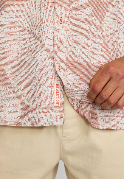 Revolution | Chemise oversize à manches courtes | 3240 Orange foncé