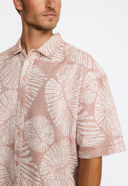 Revolution | Chemise oversize à manches courtes | 3240 Orange foncé