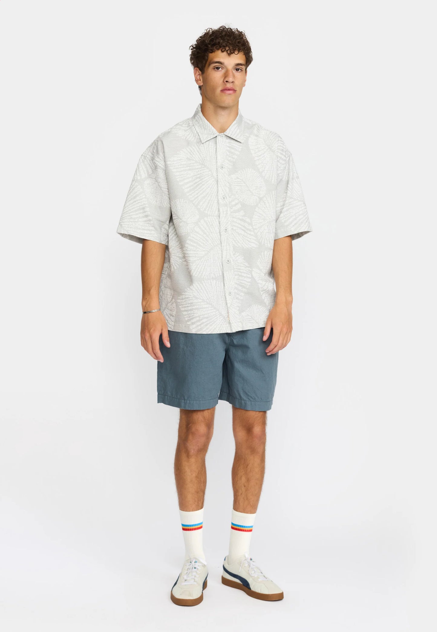 Revolution | Chemise oversize à manches courtes | 3240 Gris