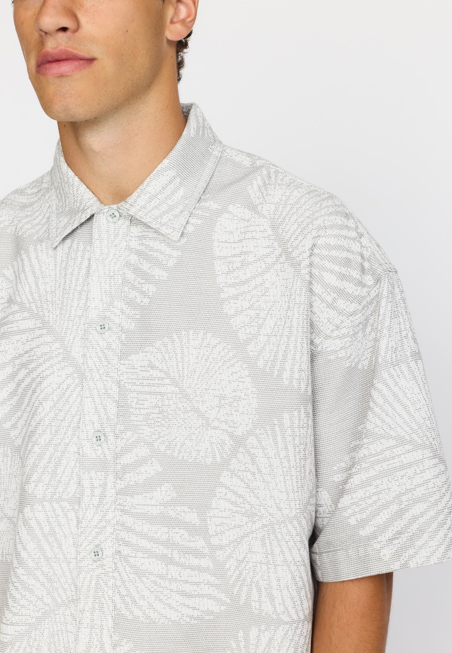Revolution | Chemise oversize à manches courtes | 3240 Gris