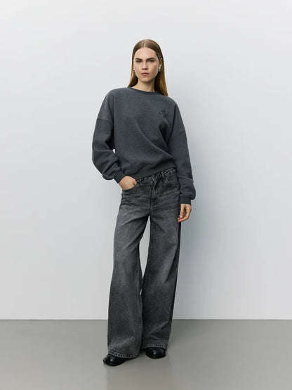 SOFIE SCHNOOR |Pull "Paros"- Gris foncé