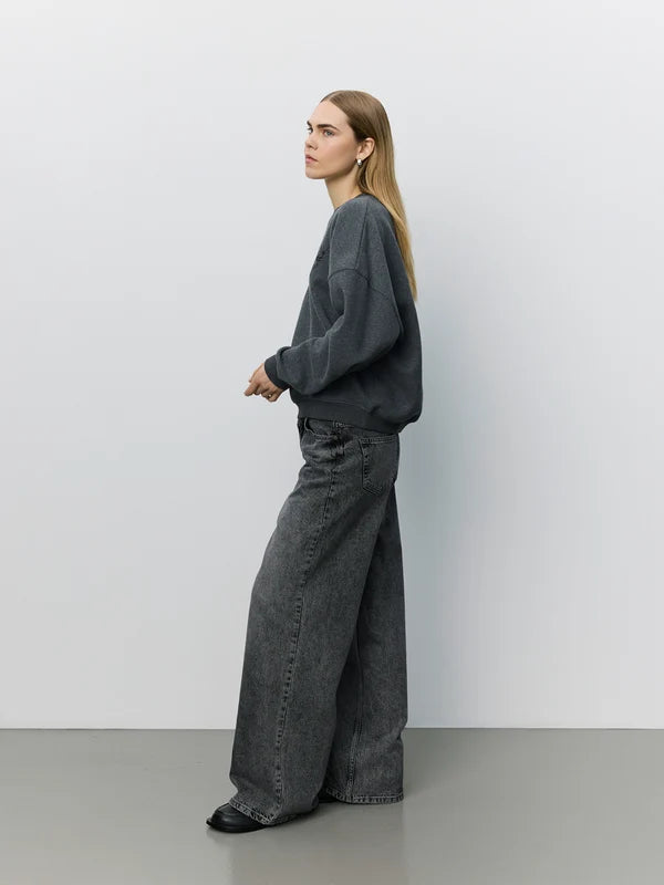 SOFIE SCHNOOR |Pull "Paros"- Gris foncé