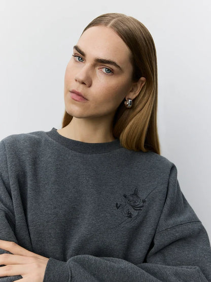 SOFIE SCHNOOR |Pull "Paros"- Gris foncé
