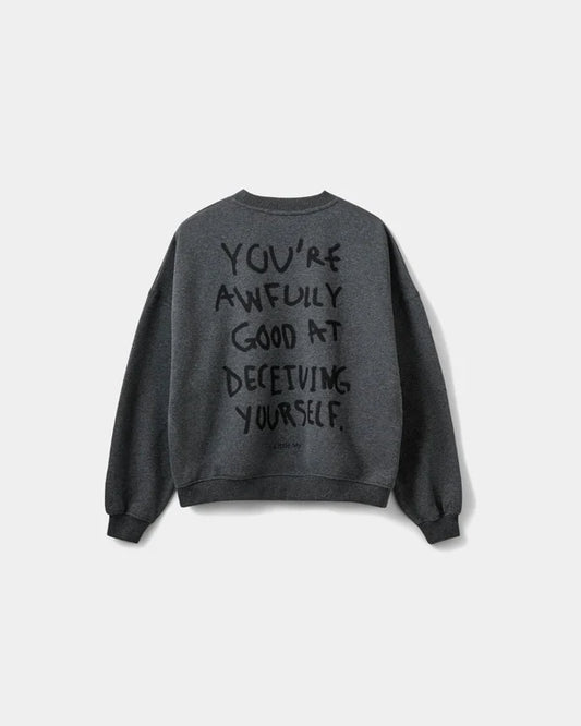 SOFIE SCHNOOR |Pull "Paros"- Gris foncé