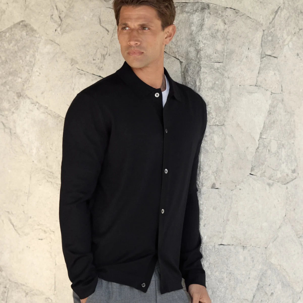 WAHTS | Cardigan "Pearson" - Noir